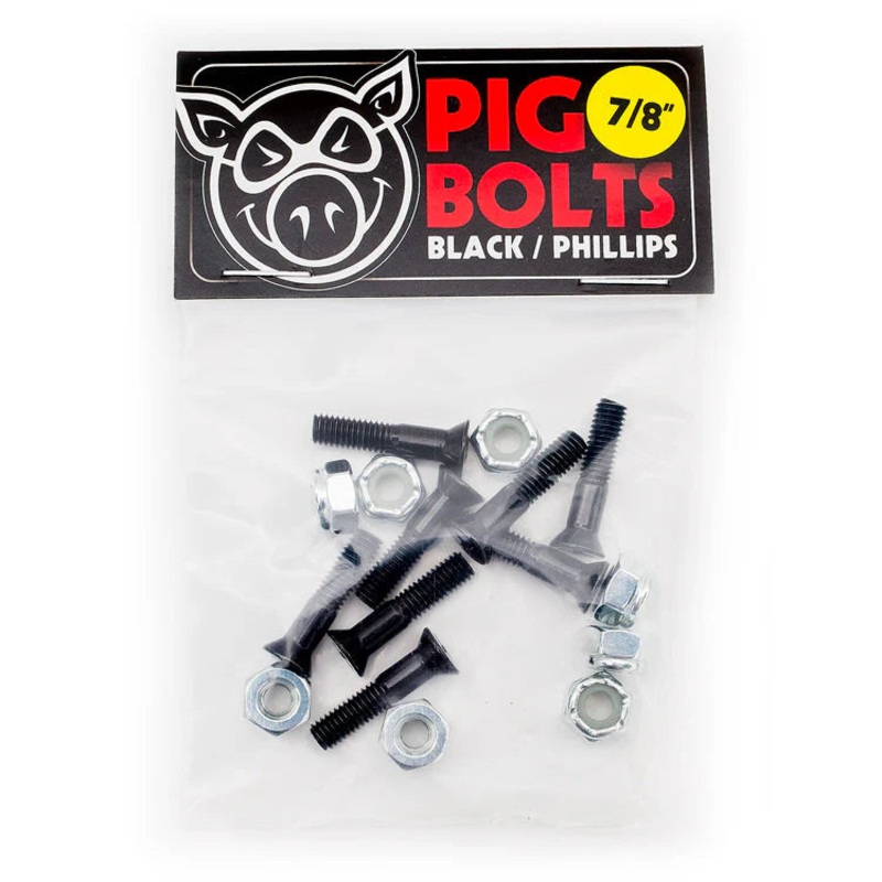PIG BLACK PHILLPS HARDWARE SET 7/8″ BLK/SIL