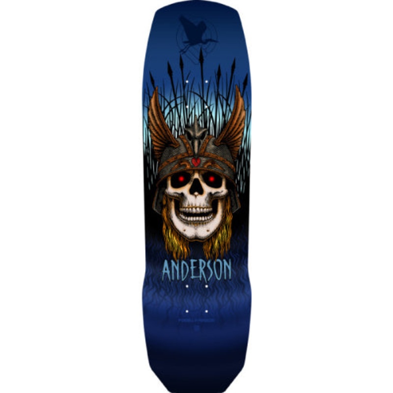 Powell Peralta Andy Anderson Heron Blue Skateboard Deck 9.13″ 9.13″