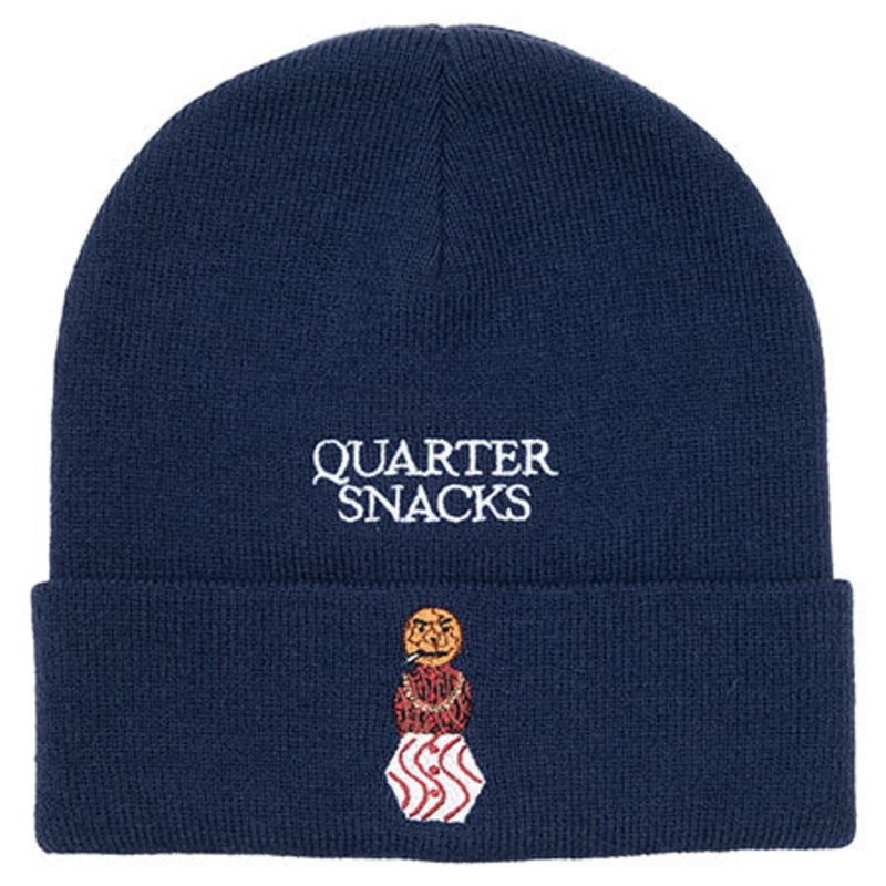 Quartersnacks Snackman Beanie Navy One size fits all