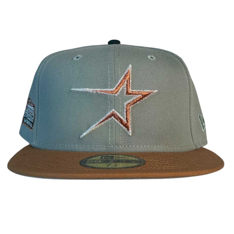 Saltwater Pack Seafoam Copper 2017 Houston Astros New Era Hat 5950 Fitted 5950 Day 6 7/8