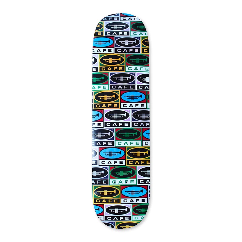 Skateboard Cafe Trumpet Collage Deck C2 Shape Multi – 8.25″ 8.25
