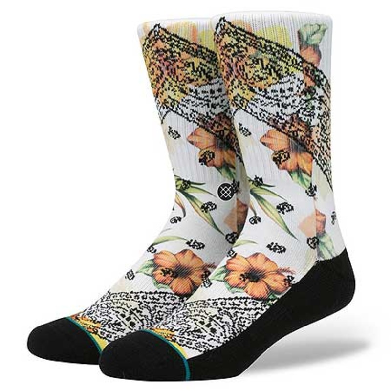 Stance Olympia II Crew Socks White Large
