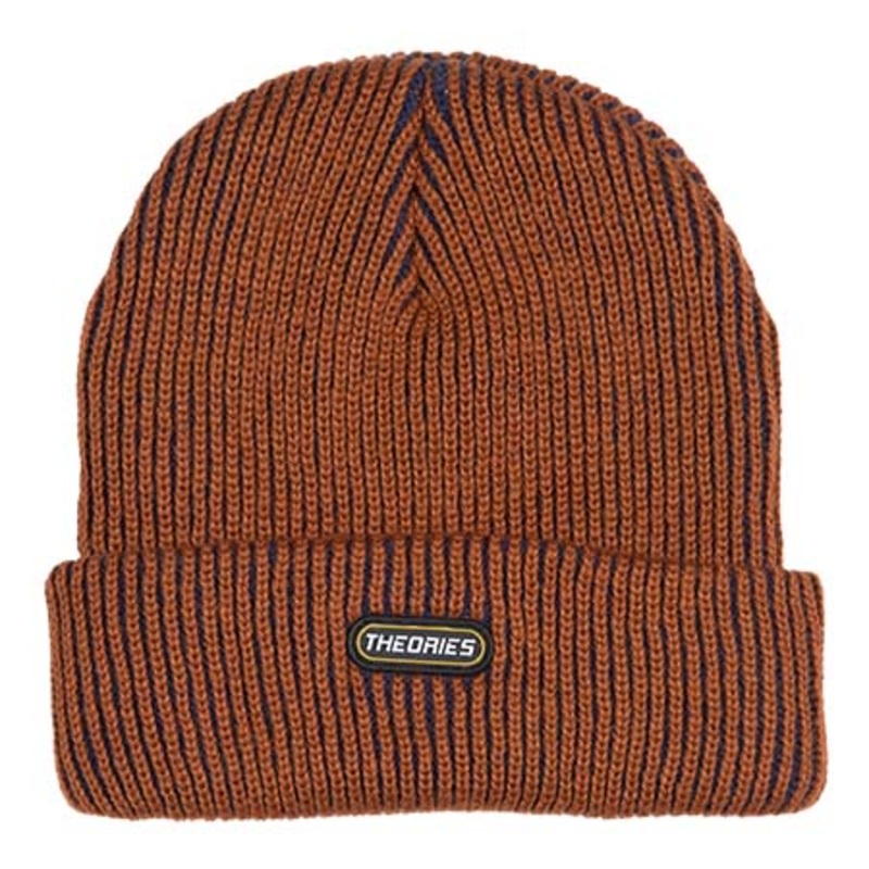 Theories Tone Knit Beanie Burnt Orange One size fits all