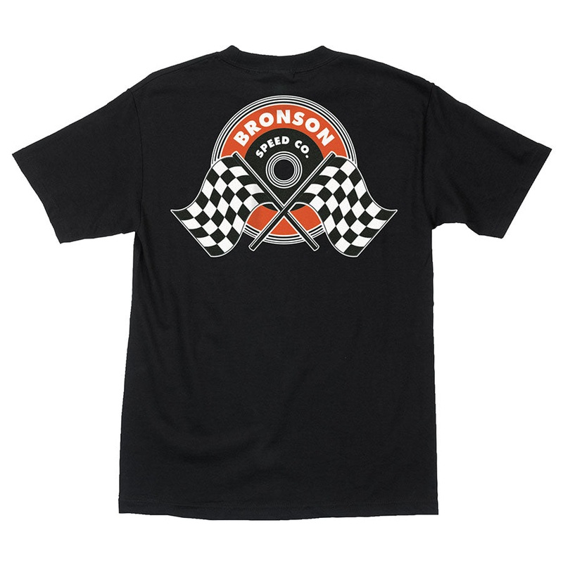 Winners Circle Bronson Speed Co. Mens T-Shirt Black S