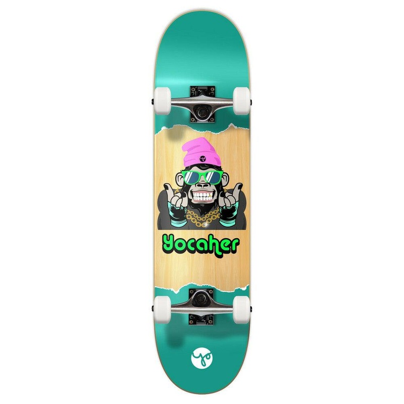 Yocaher See No Evil  7.75″ Skateboard – Chimp Series Complete