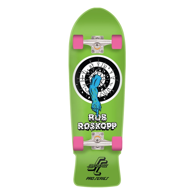 10in Roskopp One Reissue Santa Cruz Premium Skate Cruiser No Color 10.0in x 31.4in