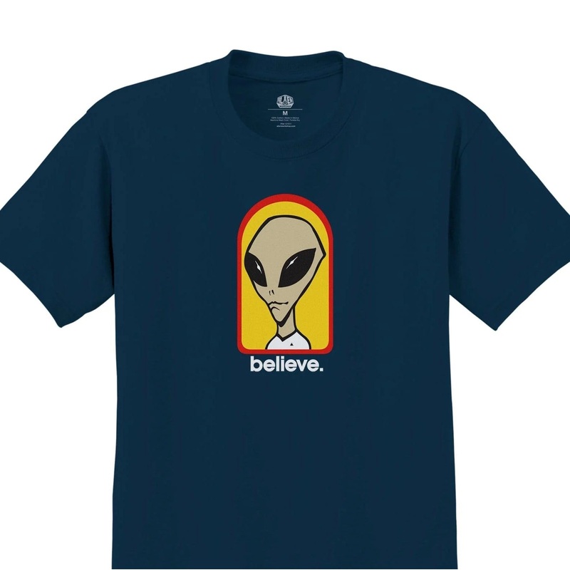 Alien Workshop Believe T-Shirt Navy Small