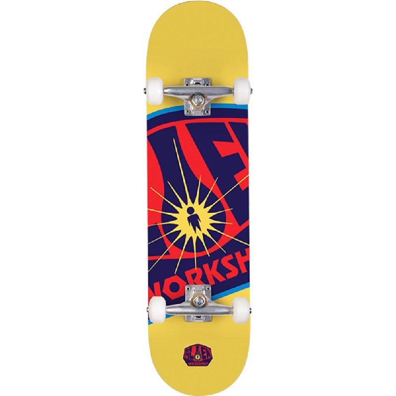 Alien Workshop OG Logo Yellow 7.75″ Skateboard Complete