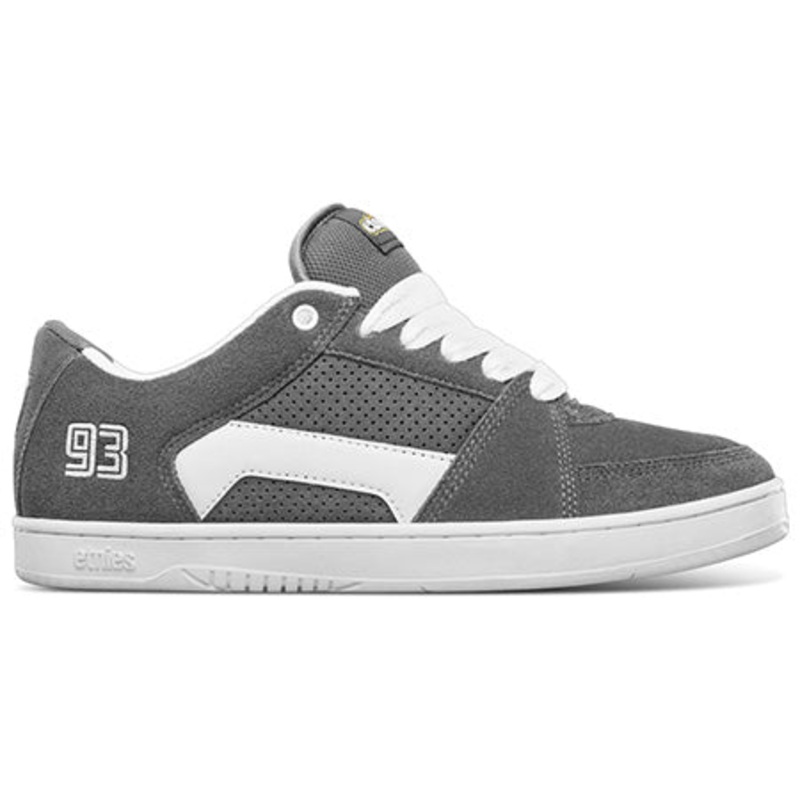 etnies Footwear MC Rap Lo Shoes Grey/ White 4