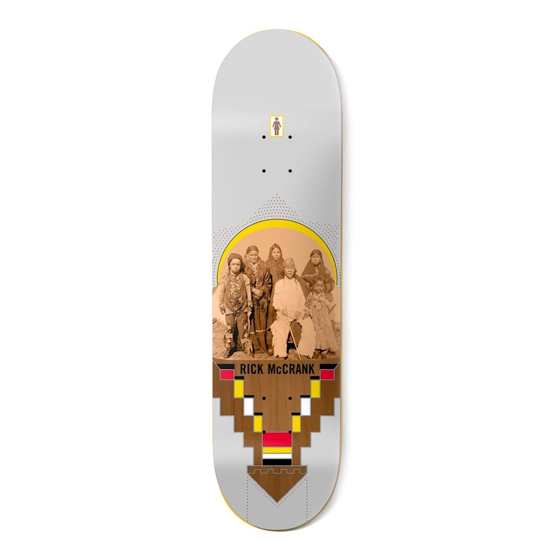 Girl – 8.5″ – Colonialism Rick McCrank Deck – Grey