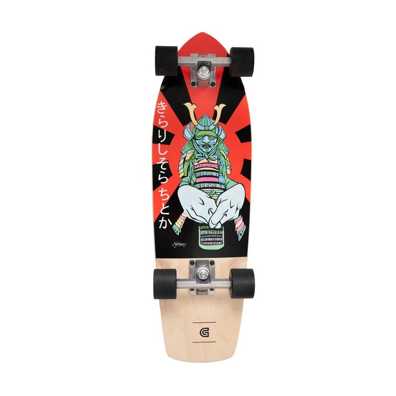 GoldCoast Last Samurai 28″ Cruiser Longboard Skateboard Complete