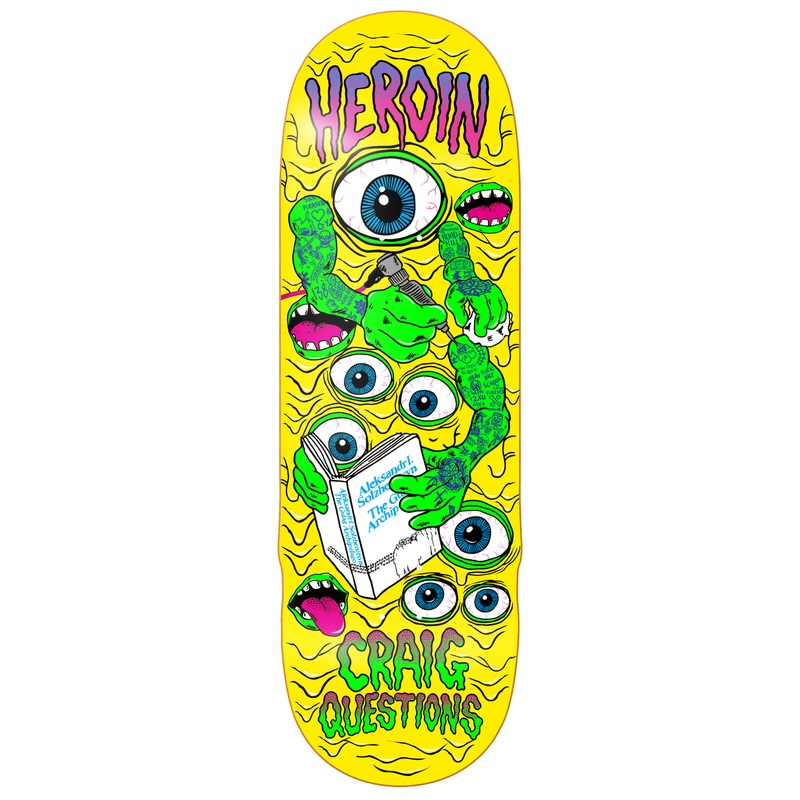 Heroin Craig Questions Mutate Or Die 10″ Skateboard Deck