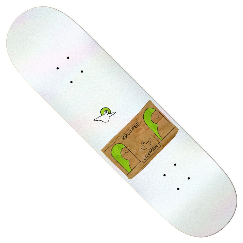 Krooked Brad Cromer Grocery Smiles Deck White 8.06 x 31.8 WB:14.38