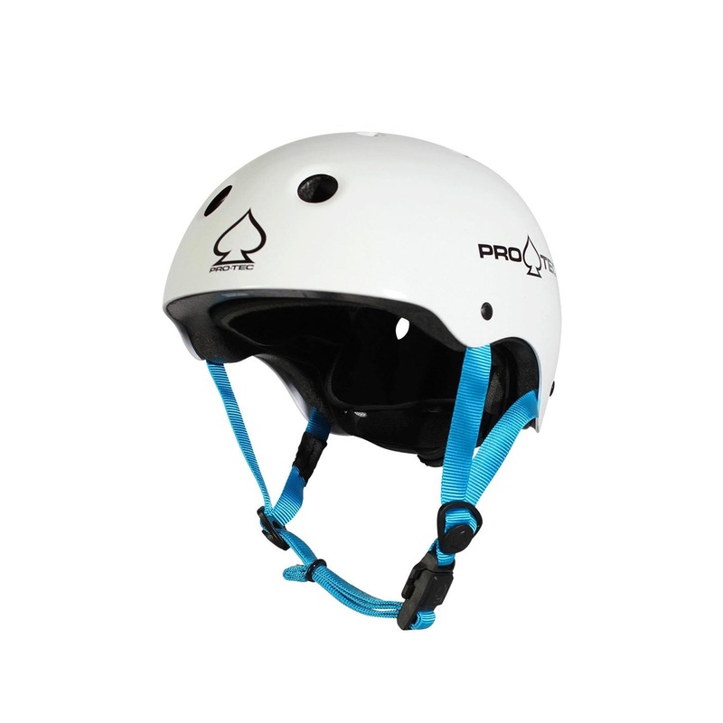Pro-Tec Helmet Jr. Classic Fit Cert – Gloss white Youth M