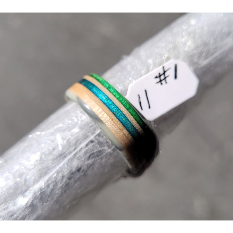Recycled Bo-Tuff Skateboard Ring SIZE 11 (#1)