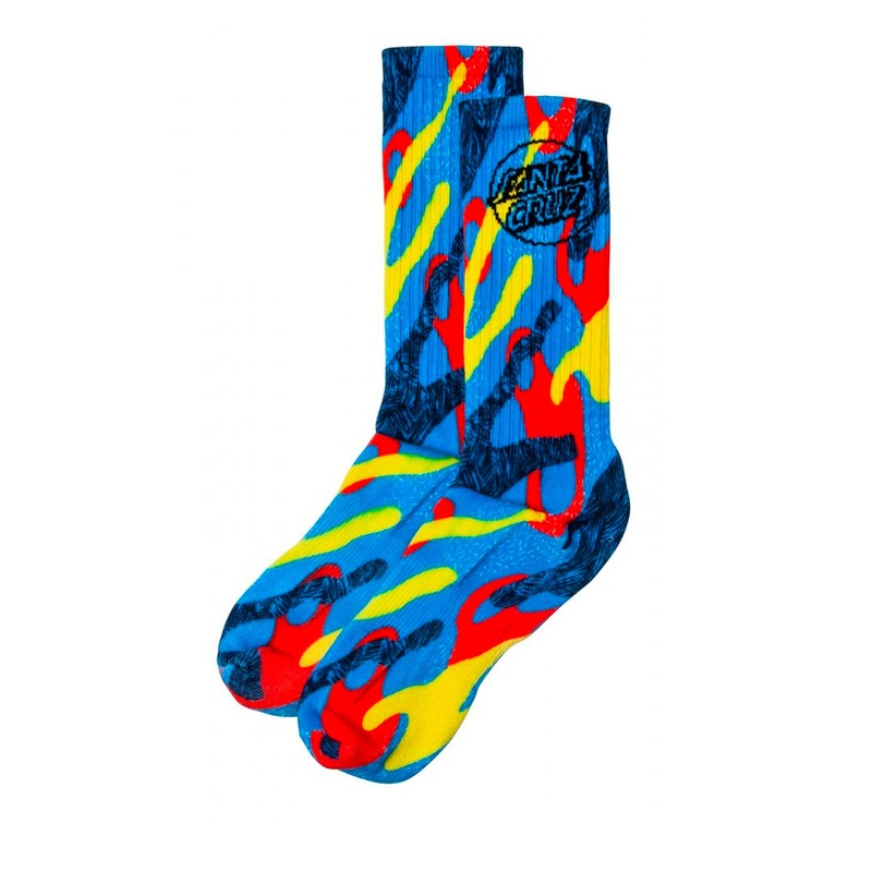 Santa Cruz Socks Primary Dot Sock Primary – Camo