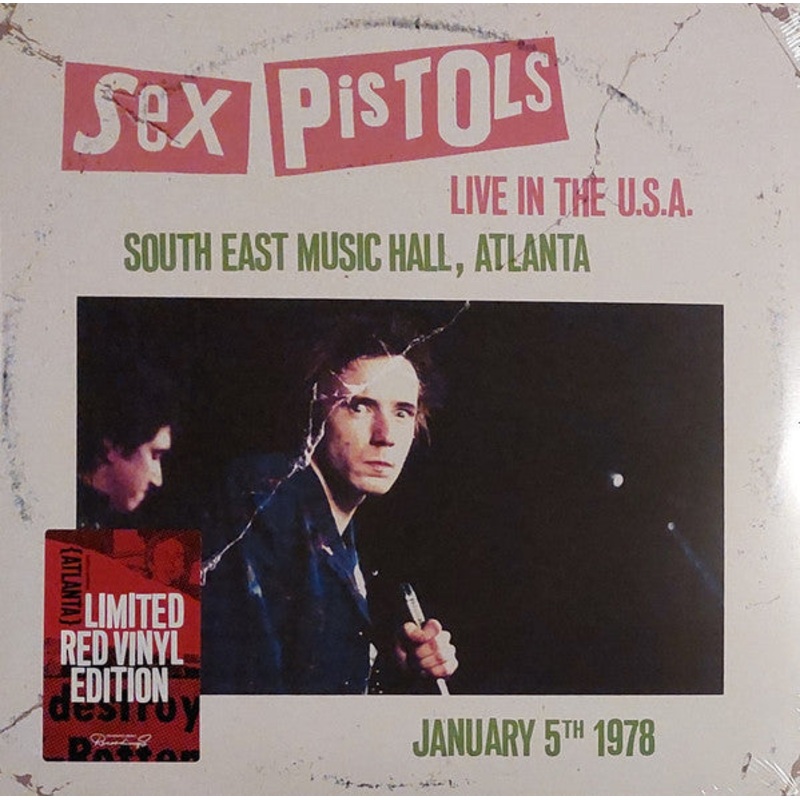 Sex Pistols  Live In The U.S.A. (January 5th 1978) (LTD Red Color Vinyl) LP Record