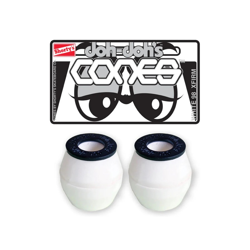 Shorty’s Doh-Dohs Skateboard Bushings White 98a Cones Duro 98a