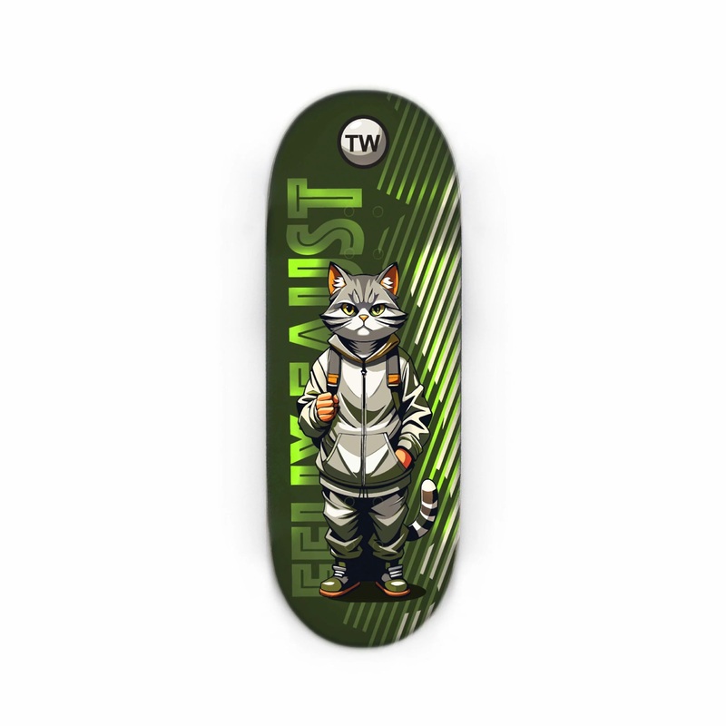 TonicWood Felix Faust Pro Model Fingerboard Deck 32mm Popsicle 7-Ply Original