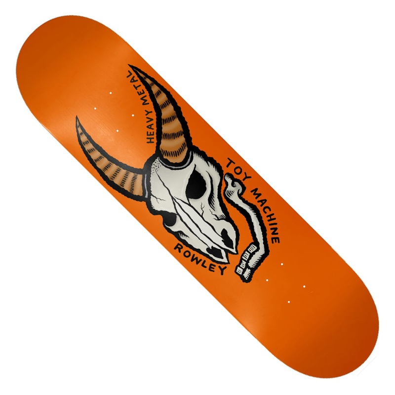 Toy Machine Geoff Rowley Metal Deck Orange 8.25 x 31.75 WB:14