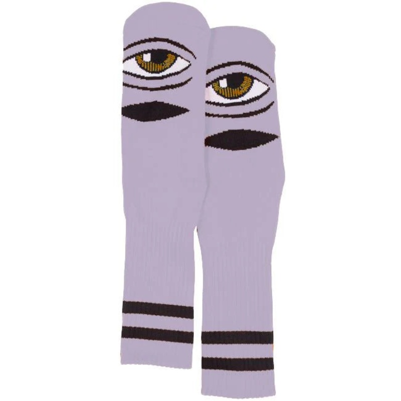 Toy Machine Sect Eye Lavender/Black Socks Sect Eye Lavender/Black One Size