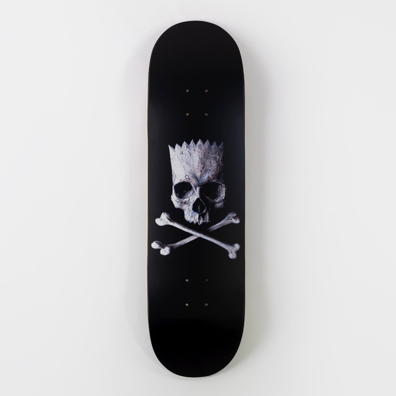 Zero 8.5″ Camp Bart Skateboard Deck – Black 8.5″