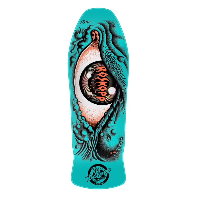 10.12in Roskopp Eye Santa Cruz Reissue Skateboard Deck No Color 10.12in x 30.24in