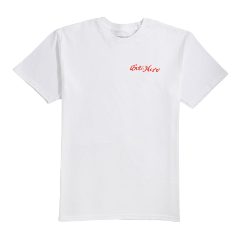 Anti-Hero Cow Backside T-Shirt White/Black/Red S