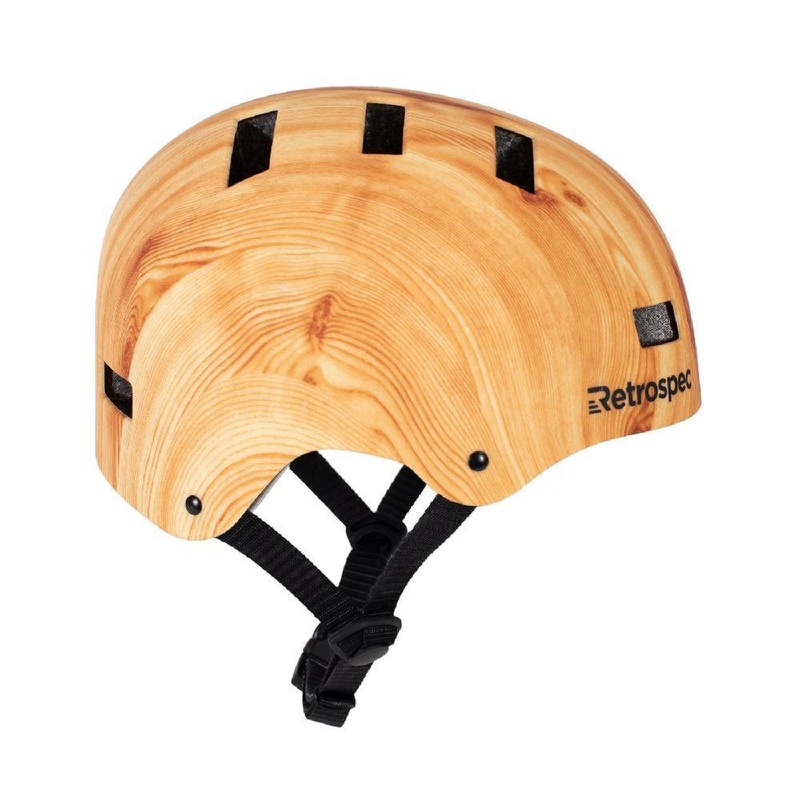 CM-1 Matte Pine Grain Commuter Longboard Skateboard Helmet Small: 20″-21.75″