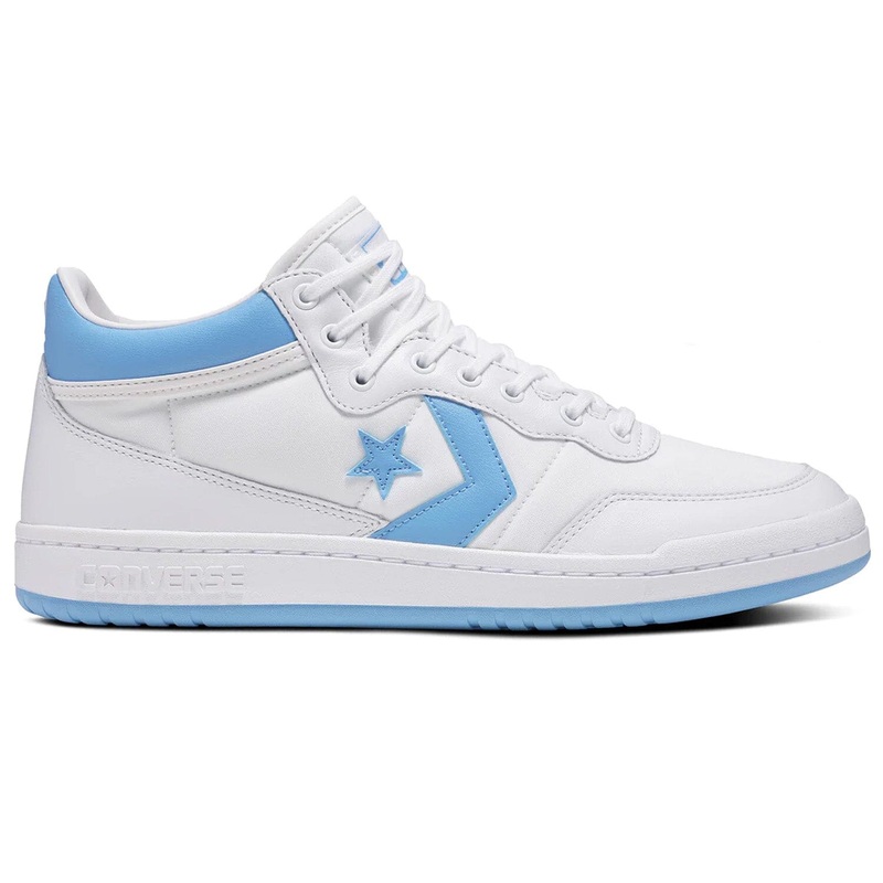 Converse Fastbreak Pro Mid White/Light Blue 5.5