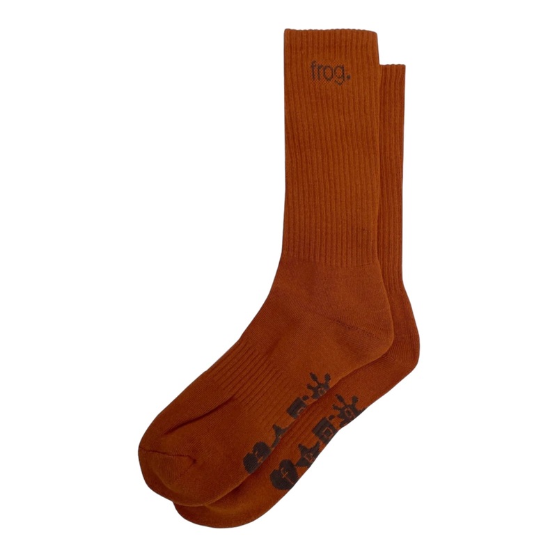 Frog Socks (Brown)