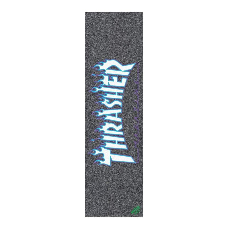 Mob 33 x 9″ Thrasher Griptape Sheet – Black / Blue