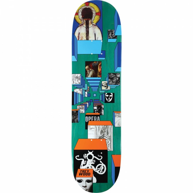 Opera Wood Dimensional 8.25″ Skateboard Deck