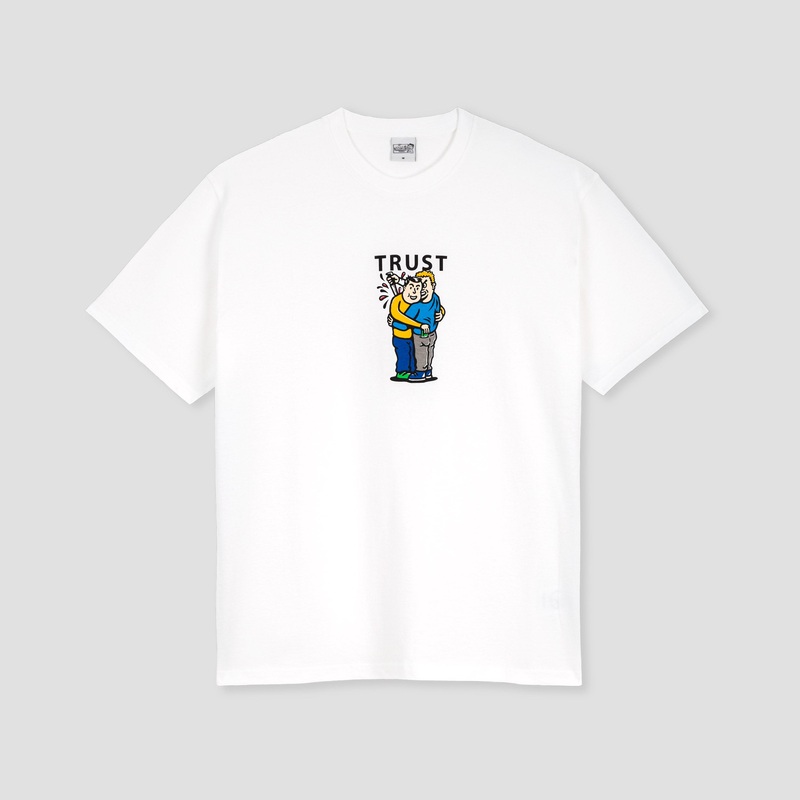 Polar Skate Co Trust T-Shirt White X-Small