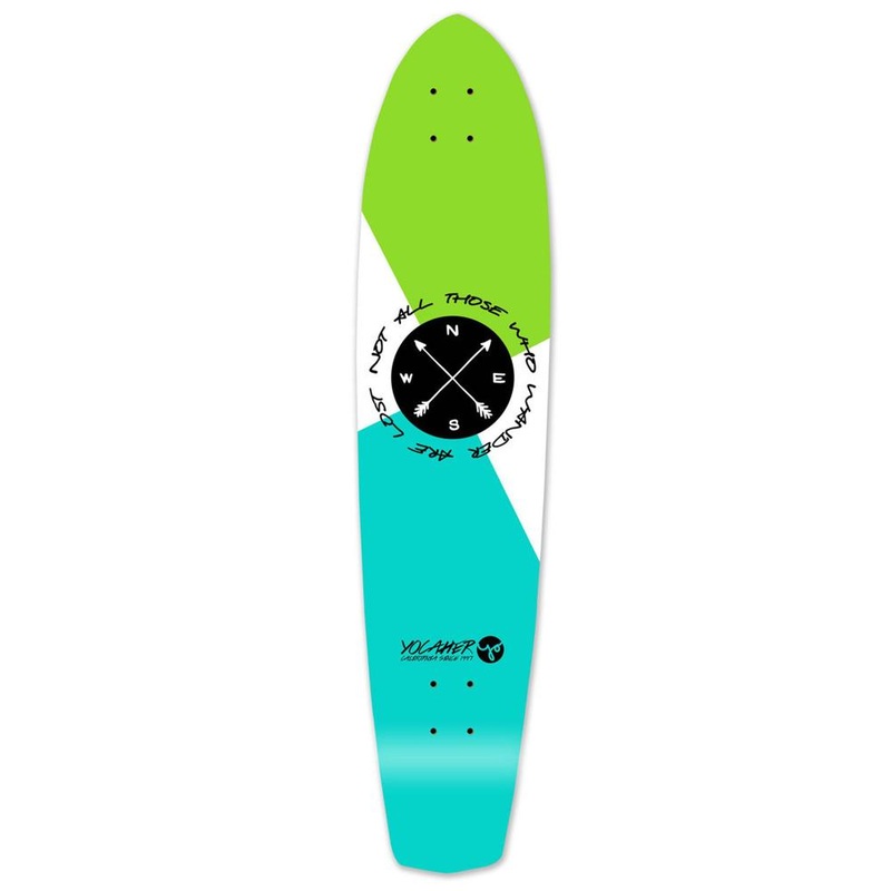 Punked Slimkick Longboard Deck – Wander Golem Deck