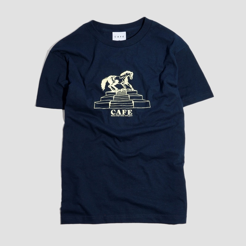 Skateboard Cafe Homeground T-Shirt Navy Small
