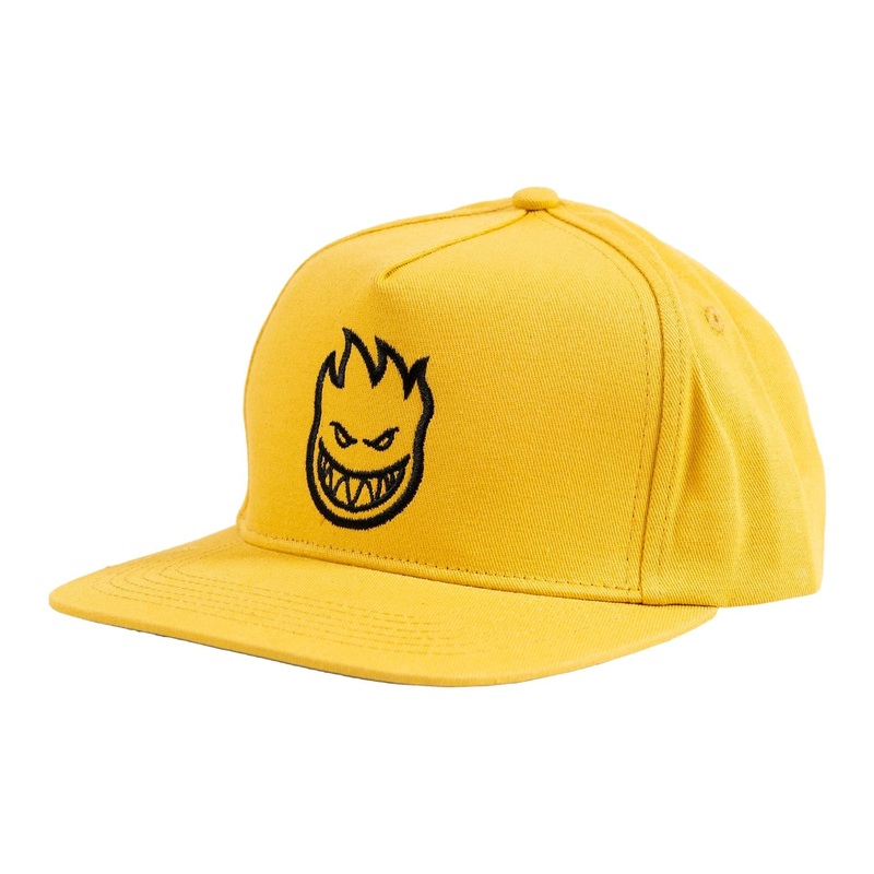 Spitfire Bighead Snapback Hat – Gold/Black Yellow