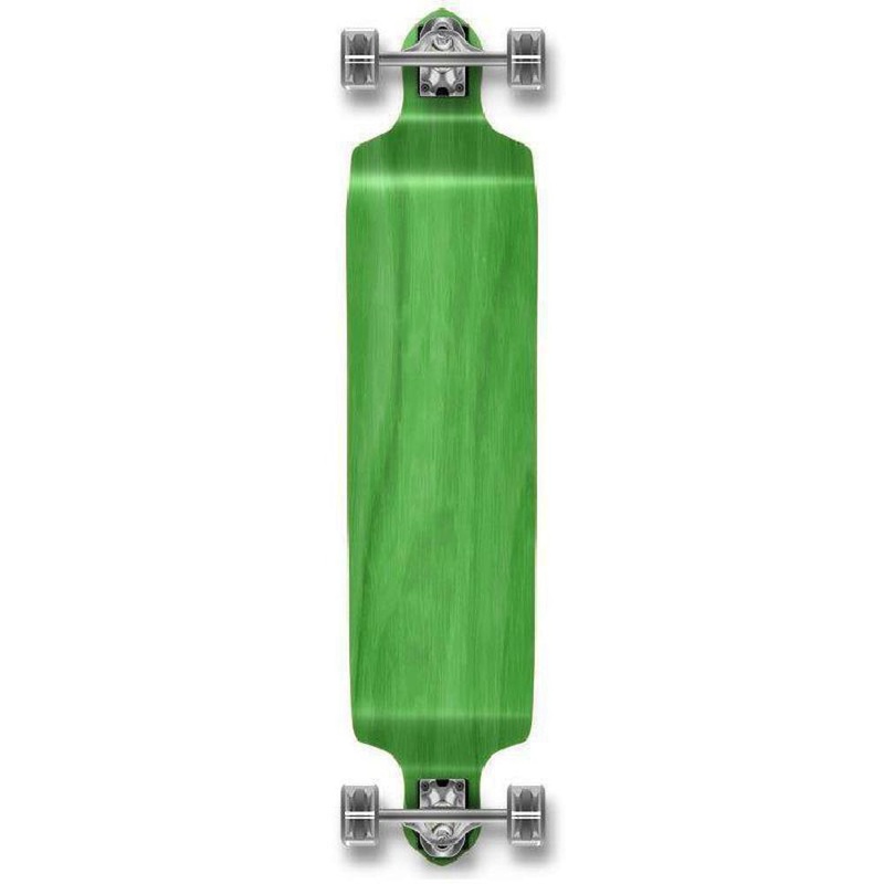 Stained Green Drop Down 41″ Blank Longboard Complete