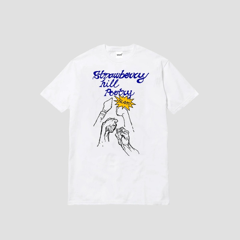 Strawberry Hill Philosophy Club Poetry Slam T-Shirt White Small