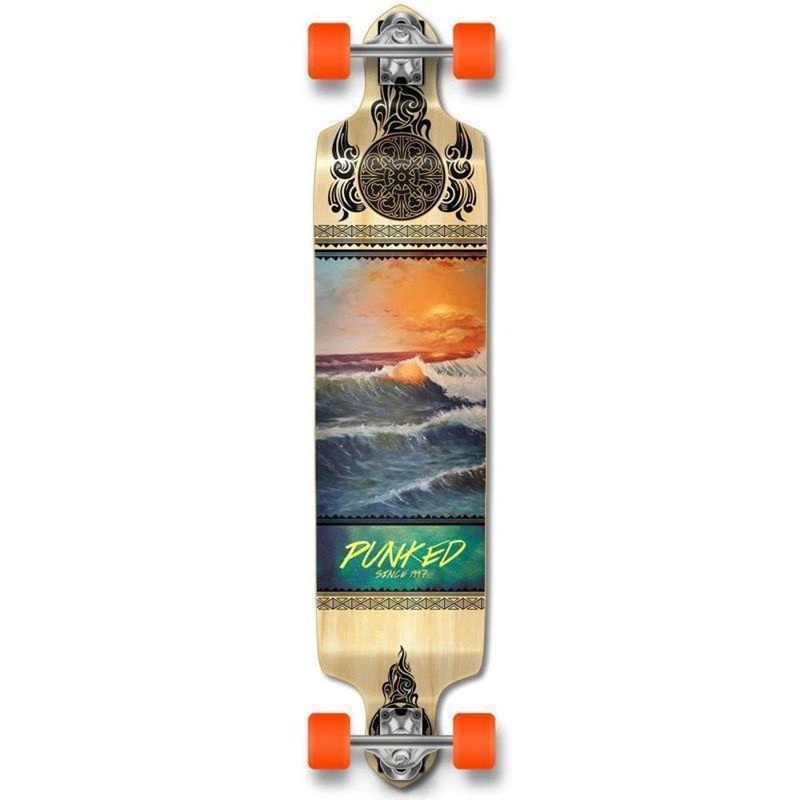 Wave Scene Drop Down Longboard 41 inches Complete Complete