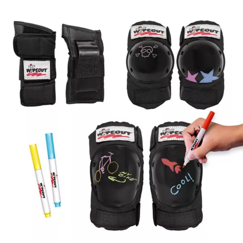 Wipeout Dry Erase Kids’ Pad Set 3pk – Black Black