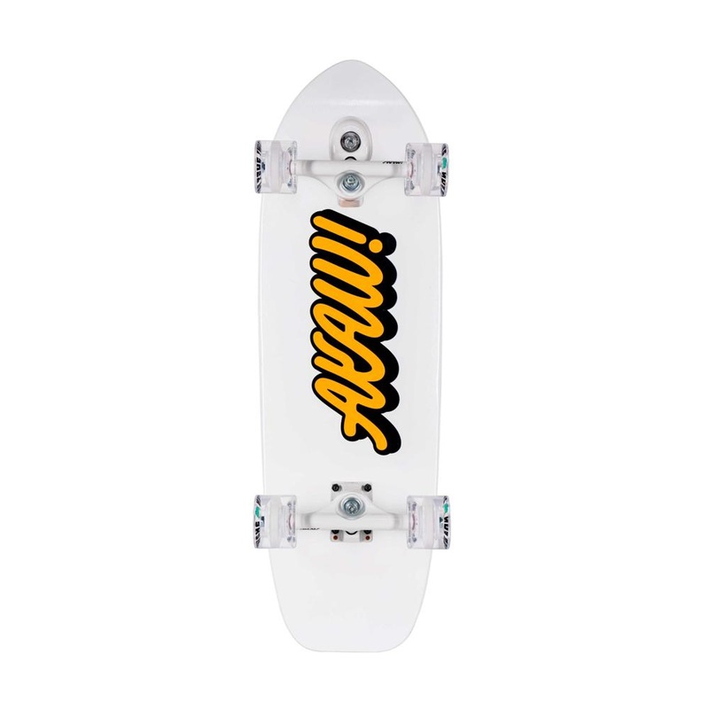 AKAW! Brickwave Yellow 31″ Surfskate Longboard