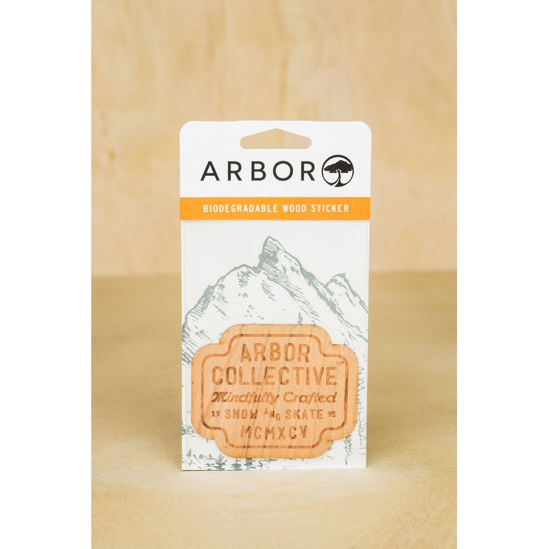 Arbor Wood Sticker – Badge