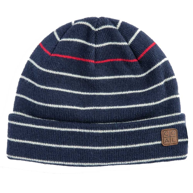 Coal Harbor Rib Knit Fisherman Beanie Black