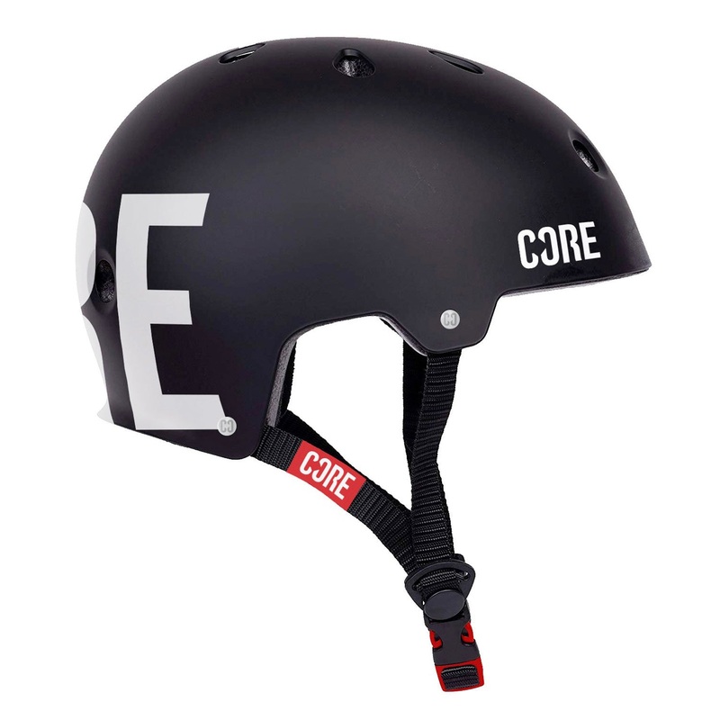 CORE Street Helmet – Black / White XS / S