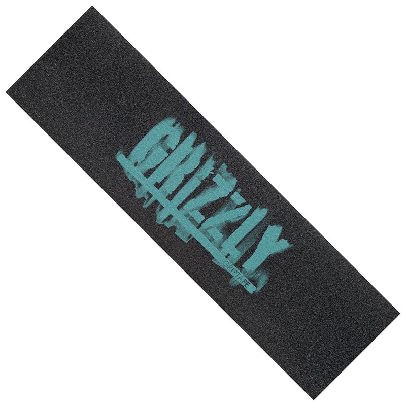Grizzly Burn Out Stamp Blue Griptape Blue 9×33