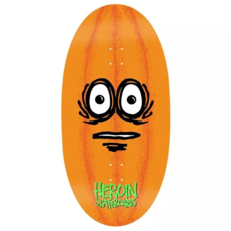 Heroin Eggzilla 3 Pumpkin Edition Skateboard Deck 14.25″ 14.25″