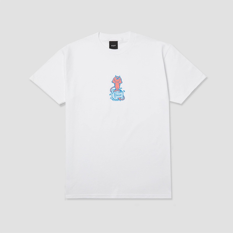 Huf Melt T-Shirt White Small