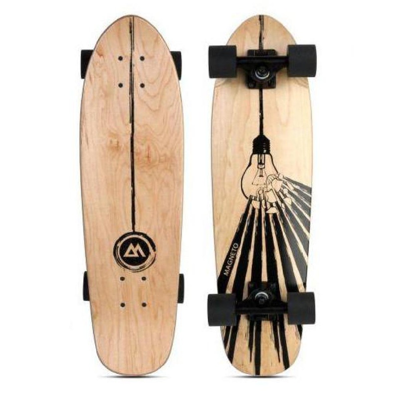 Magneto Lightbulb 27″ Mini Cruiser Longboard Complete