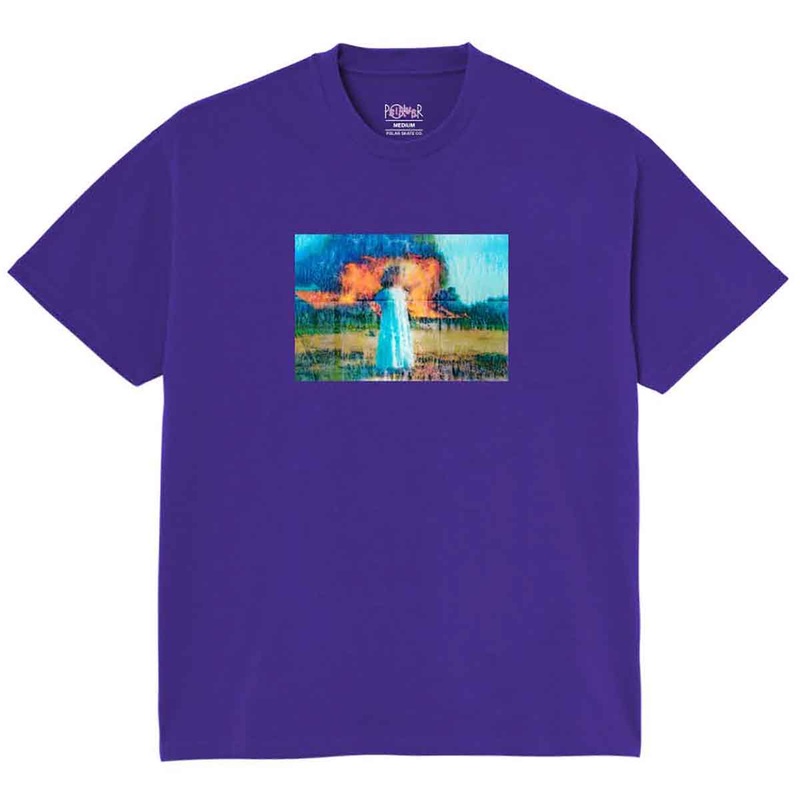 Polar Skate Co. Burning World Tee Purple MD